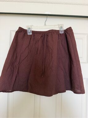 Sonderhaus Kiki Linen and Cotton Skirt - L